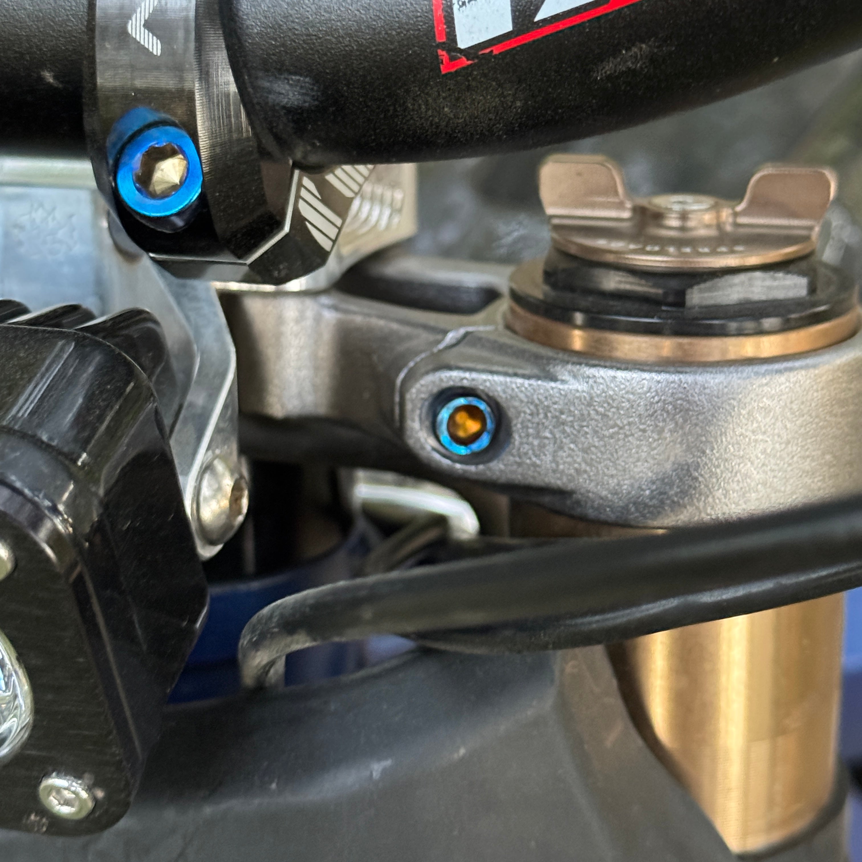 Titanium Triple Clamp Bolts