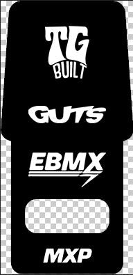 surron battery lid decal